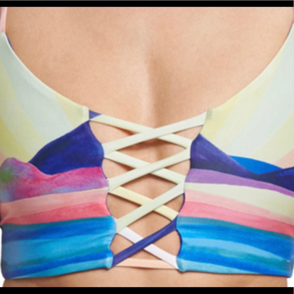 Mara Hoffman Landscape Bikini Top